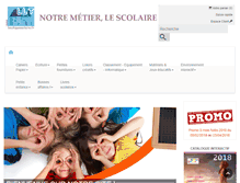Tablet Screenshot of boutiquescolaire.fr